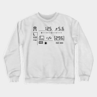 Camera Display Crewneck Sweatshirt